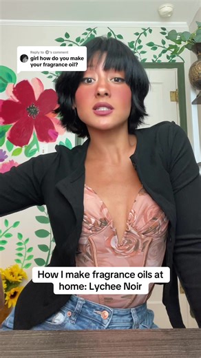 How to Make Lychee Noir Fragrance Oil at Home