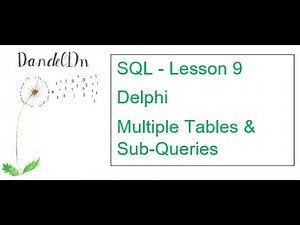 SQL Lesson 9 - Multiple Tables & Sub-Queries