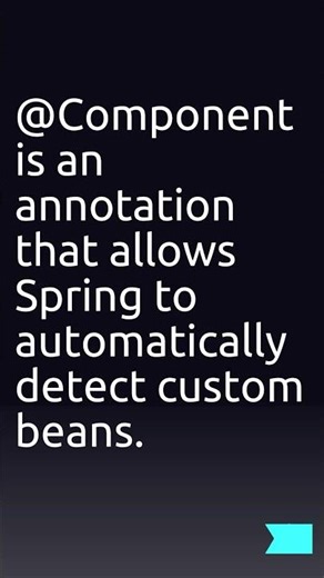 @Component | Spring Annotation - @Component | ‪@campuslearn‬