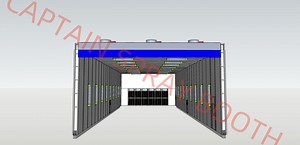 [Hot Item] Customize Retractable Spray Paint Booth Folding Telescopic Tunnel Paint Booth