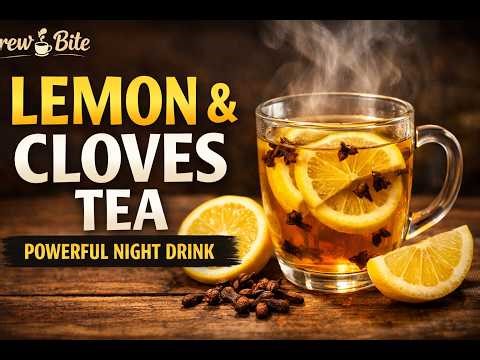 Drink Lemon & Cloves Tea Before Bed – See What Happens to Your Body