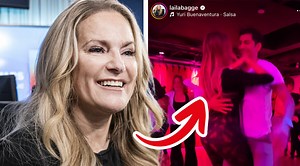 Här syns Laila Bagge med okända mannen – följarna tappar hakan