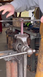 6.7K views · 17 reactions | Get a load of this dragon scale twisted rail spike. This is some seriously hot metal work   www.instagram.com/redemptionartworks | Hare & Forbes Machineryhouse | Facebook