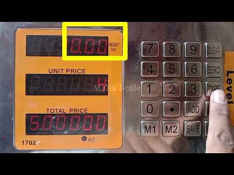 Level Weighing indicator _ Calibration 1702 _ Weighing Scale decimal point setting