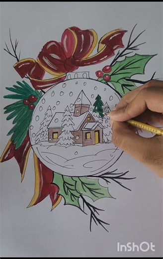 Drawing #art #drawing #animeart#jujutsukaisen #christmas