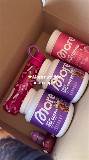 More Nutrition unboxing: First look at More Nutrition products