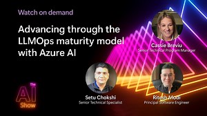 Advancing through the LLMOps maturity model with Azure AI