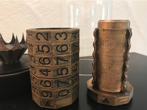 Mazebox cryptic code puzzle #3DThursday #3DPrinting