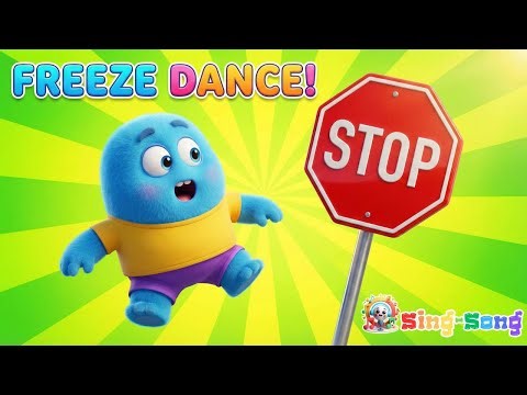 The Animal Freeze Dance 🛑🦁 | Action Song for Toddlers