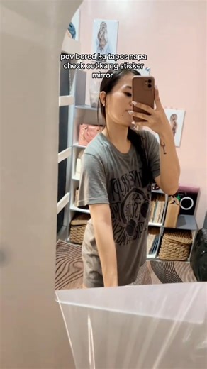 4.8K views | mirror sticker wall Shopee: https://s.shopee.ph/1g9xhWTAak Lazada: https://c.lazada.com.ph/t/c.cPzQ8U | Witty Lines | Facebook