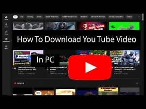 How to Download You Tube video in Pc