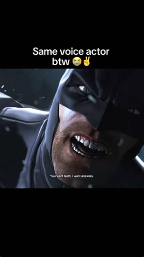 Same voice actor btw #batman