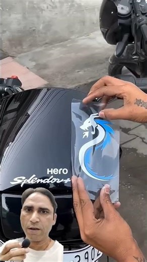 Splendor boxer sticker. #bikesticker #splendormodified #modificition #splendorbike #newsticker