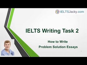 How to write Problems and Solutions Type questions Video Lecture | Speaking and Writing Section for PTE