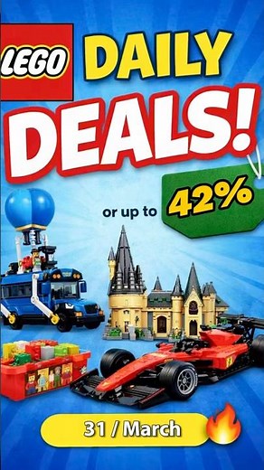 STOP Paying Full Price for LEGO 🚨 (Up to 42% Off Today!)
