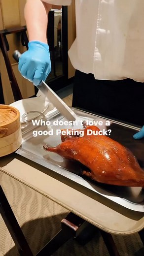 59K views · 10K reactions | The Peking duck is a real treat for the entire family and one of the most popular dishes at any good Chinese restaurant. Crispy skin, succulent meat, and a symphony of condiments await. #pekingduck #pekingducksingapore #pekingducks | Ladyironchef | Facebook