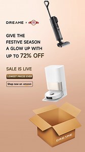 Glow up with up to 72% off on Dreame's range of cleaning products and more. Now live on the Amazon Great Indian Sale. Link in bio. | Dreame India