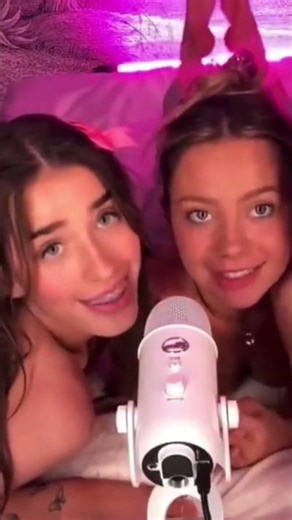 Cute College Girls ASMR Count Down To Go To Sleep