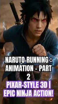 All Naruto Characters RUNNING! [Part 2] | Epic 3D Animation | Ninja Run Showdown #naruto
