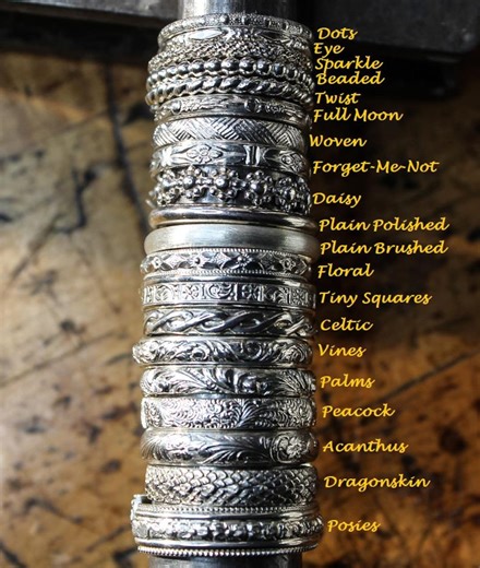 Sterling Silver Stacking Ring * Stackable Band * Solid Sterling* Choose Your Pattern* Any Size - Etsy