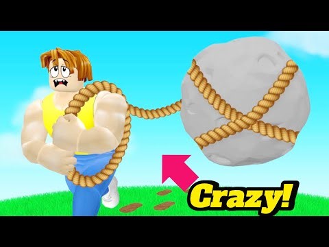 First Time Playing STRONGMAN SIMULATOR in Roblox… This Was INSANE!