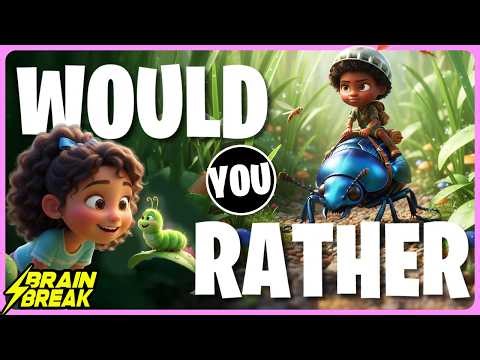 Spring Would You Rather ⚡️ Spring Brain Break for Kids ⚡️ Freeze Dance ⚡️ Just Dance