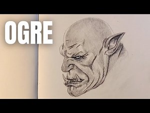 How to Draw an Ogre Step by Step | Dark Fantasy Drawing Tutorial