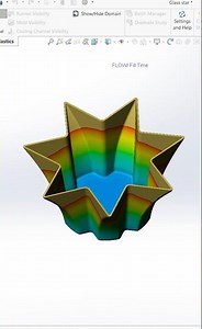 Satisfying Plastic Flow 🌊 | SolidWorks Simulation