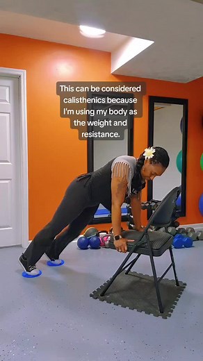 This chair exercise is definitely focused on the fitness aspect. This may be difficult for the beginner. However, for those who are a step up, may want to try this movement. This exercise strengthens the core, tones the arms & and legs. #chairexcercises #chairexercise #chairplank #chairfitfourfun