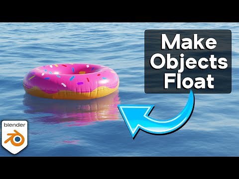 How to Animate Floating Objects ⛵ (Blender Tutorial)