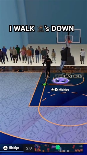 I WALK 🥷🏾’s DOWN #shorts #2k26 #Mishipz #2kcommunity #2kcontent #6ix9ine #trippieredd