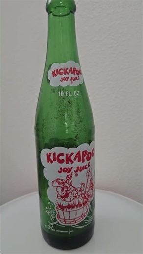 1965 KICKAPOO JOY JUICE 10 OZ BOTTLE #VINTAGESODA #OLDGLASSBOTTLES #ACL