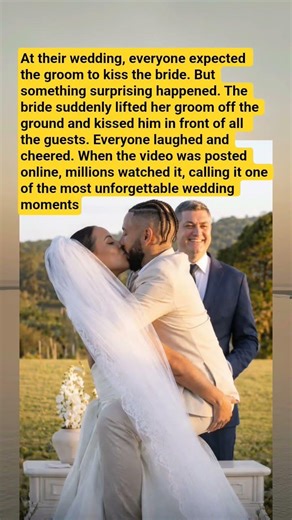 Bride Lifts Her Groom at the Wedding. #shorts