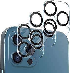 CloudValley Rear Camera Protector for iPhone 12 Pro Max 6.7 inches, 9H Hardness & Full Coverage Protective Film Camera Lens -3 Pieces