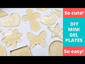Tutorial - Make Your Own Mini Gel Plates
