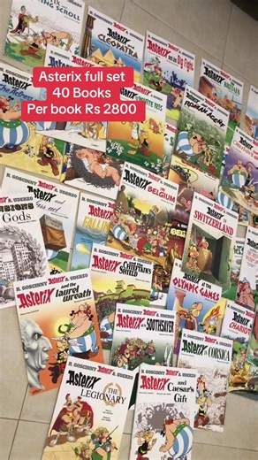 Asterix Comics Full Set. All 40 books included DM for more details #asterix #asterixetobelix #comicbook