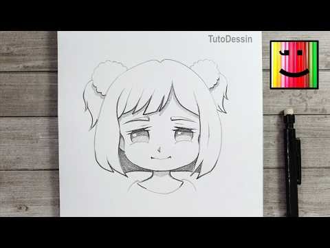 Comment dessiner une fille manga facilement au crayon de papier