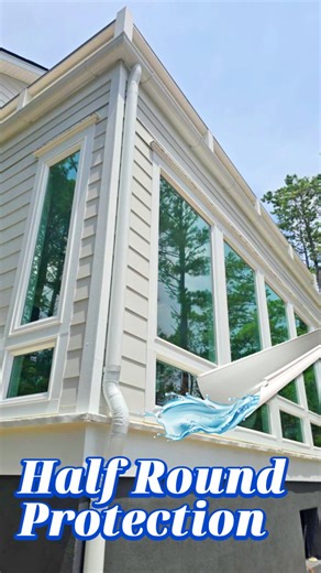 🌧️🏡 Half-Round Gutters — Perfect for South Carolina Homes! 💧✨ Designed to handle the Lowcountry’s weather with style, strength, and durability. From Charleston to Summerville, our half-round seamless gutters offer: ✔️ Timeless elegance for any home style 💪 Superior performance in heavy rain 🌤️ Rust-resistant materials for coastal protection Bring beauty and functionality together with half-round gutters that enhance your home’s look and value — made to last through every Carolina storm! 🌴 