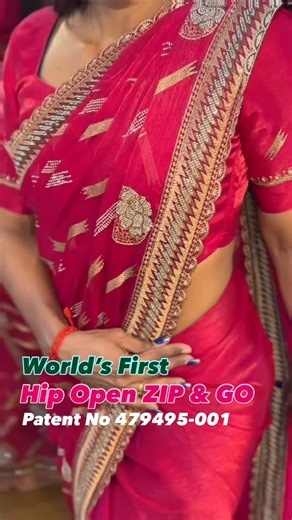 NANGANALLUR SREE SAI SILKS on Instagram: "World’s First Hip Open ZIP &GO @sreesaisilks Shop Online: sreesaisilks.in Shop Location: 📍Nanganallur Sree Sai Silks #20, 3rd Main Rd, Thillaiganga Nagar, Nanganallur, Chennai - 600061 Ph/wp - 6382196976,8072695269 📍Anna nagar Sree Sai Silks No.66A/113, Shanthi colony, 4th Avenue, Anna nagar, Chennai - 600040 Ph/wp - 7904537159 #QuickSareeTutorial #OneMinuteSareeDrapping #EasySareeStyle #SareeIn60Seconds #FastSareeTransformation #InstantSareeHack #Sare