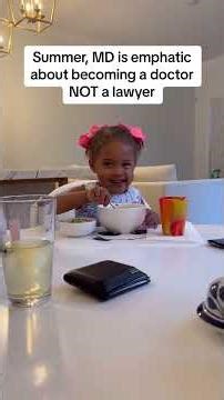 It’s official: Cooper is my new law firm succession plan because Summer is all in on medicine! She