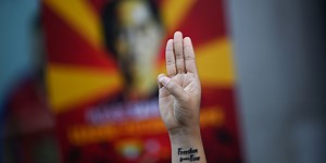 What ‘The Hunger Games’ Three-Finger Salute Means to Protesters Across Asia