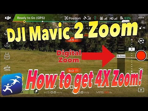 How to enable Digital Zoom on the DJI Mavic 2 Zoom – 4x ZOOM