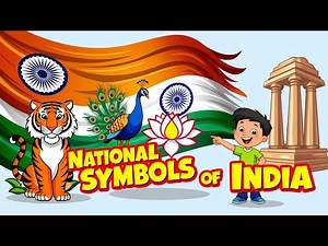 National Symbols of India 🇮🇳 | Fun Learning for Kids | Indian Flag, Animal, Bird & More!