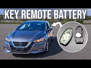 Key Remote/Fob Battery Replacement - Nissan Versa (2020-2026)