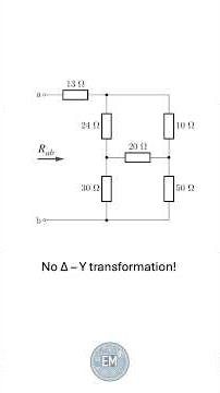 Mesh Analysis to Find Equivalent Resistance #electricalengineering