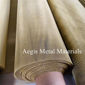 [Hot Item] #18 #20 #24 Mesh H65 Brass Decorative Items Metal Mesh Laminated Screen