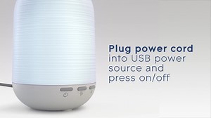 Glade Aromatherapy Cool Mist Diffuser Gift Set, Home Décor Essential Oils Diffuser Calming Fragra...