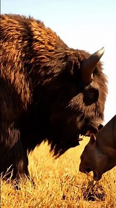Giant Bison vs Saber-Tooth