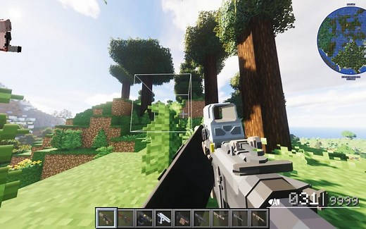 【minecraft1.16.5】来看看国人制作的高版本枪械模组！几把比较好看的枪械展示