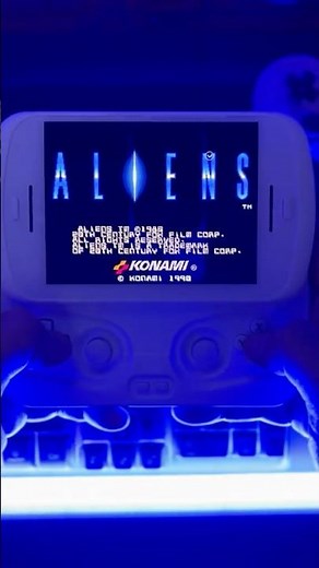 Aliens Arcade Game on the @ANBERNIC RG Slide